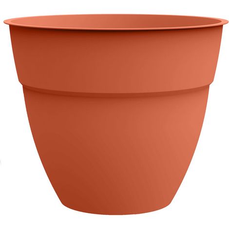Pot de fleur rond Osaka Ø 50 x H.42,9 cm Orange terre battue - Eda (1/3)