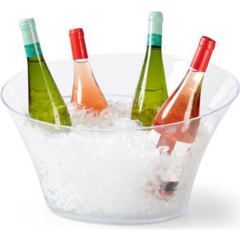 Seau à Champagne Ovale Transparent 44,5 x 41,5 cm - Pujadas