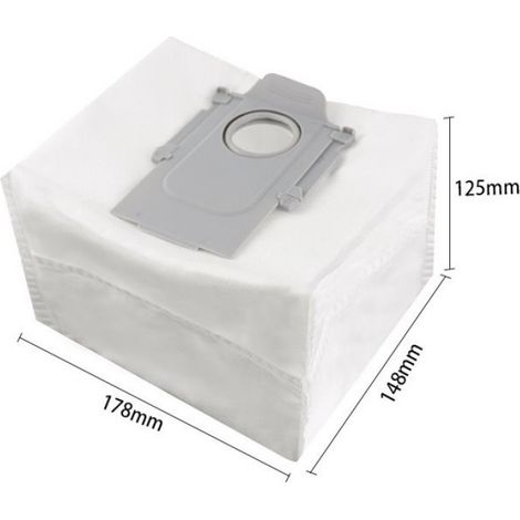 Sacs À Poussière - Pour Robot Aspirateur T8 Q7+ Q7 MAX+ - Dimensions 178x148x125 mm - Haute Capacité - Lot De 10 (1/2)