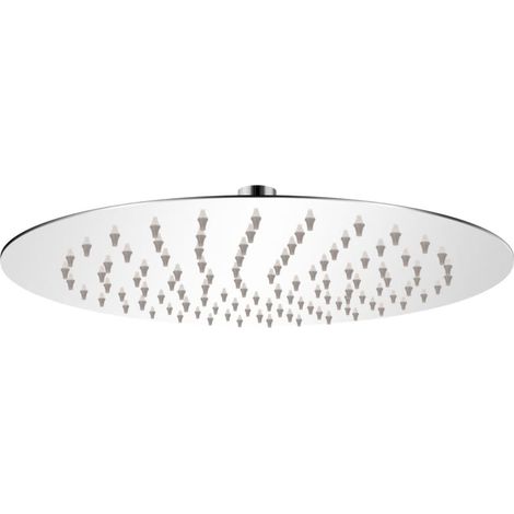 Soffione doccia tondo in acciaio inox da 25 cm 020003099