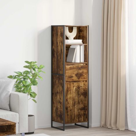 vidaXL Armadio per Libri Quercia Fumosa 43 x 36 x 150.5 cm