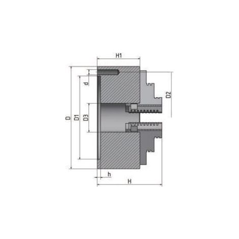 3-Backen Kettenblatt, 100mm, Quantum OPTIMALE 3442710