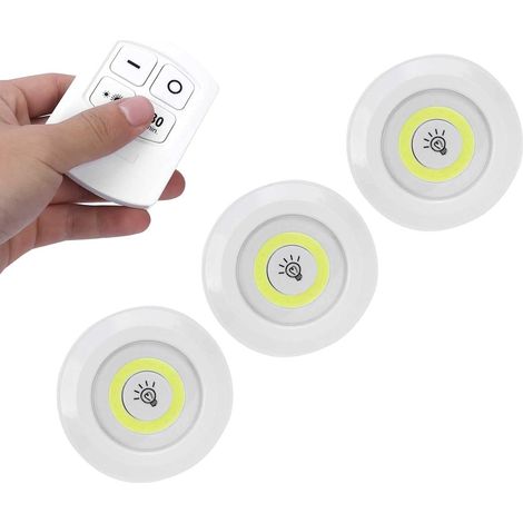 Veilleuse Télécommandée, Lampe de Nuit COB Robuste et Durable, Lampe à Gradation de Synchronisation avec de Larges Applications, Idéale pour les Armoires de Chambres à Coucher (1/5)