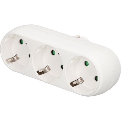 Steckeradapter 16A 250V EU-Standard PC 3-fach wasserdichte Steckdose für Reisen und Outdoor (1/5)