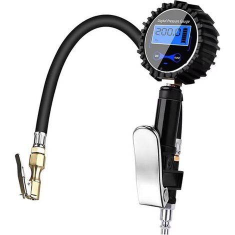 Pneu Gonfleur De Pneu d'air Camion Voiture avec Manomètre