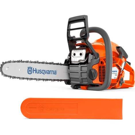 Husqvarna 135 Mark II Benzin-Kettensäge - 38 cc X-Torq® Motor, 14″-Schwert, LowVib®, Smart Start®, Air Injection™, ideal für Brennholz, Baumschnitt und Gartenpflege