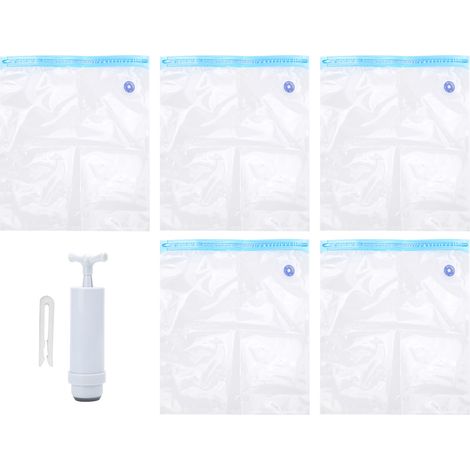 Lot de 5 sachets de rangement pour filaments d'imprimante 3D, pochettes de protection étanches en plastique avec pompe à vide