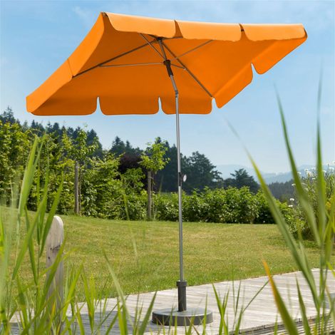 Schneider Sonnenschirm Locarno mandarine 180x120cm Gartenschirm UV-Schutz 50+ (1/5)