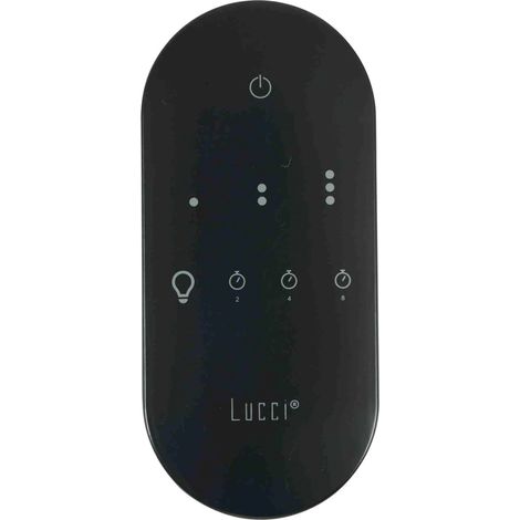 Lucci Touch Black Ceiling Fan Radio Remote Control