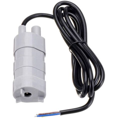 Pair Pompe à eau submersible 12 V 600 L/h 1,5 A Pompes à haut débit Micro moteur Pompe à eau pour camping car, bassin, aquarium, fontaine