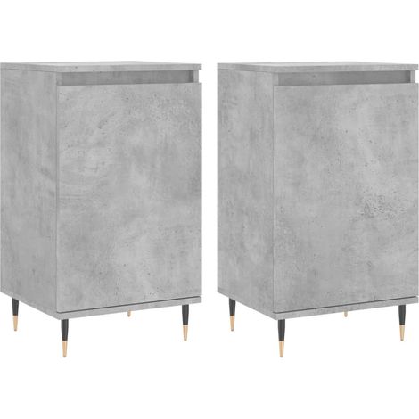 Credenza buffet cassettiera mobile contenitore organizer cucina soggiorno soggiorni set da 2 40 x 35 x 70 cm multistrato nero 020036845