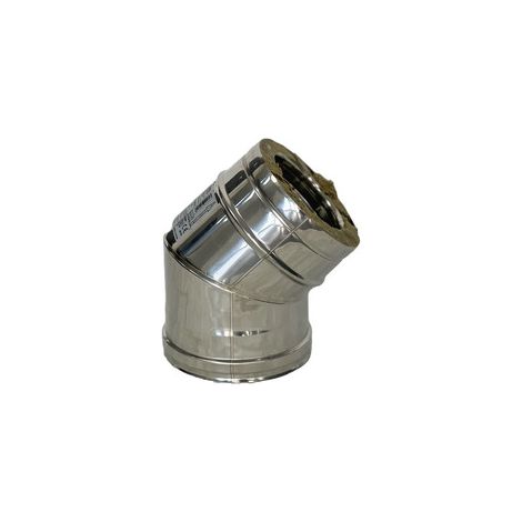 C CURVA INOX 45 D 15 CM