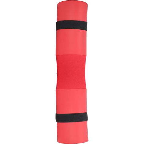 Squat Pad Barbell cou épaule support de protection pour Squats fentes hanche poussées rouge (1/5)
