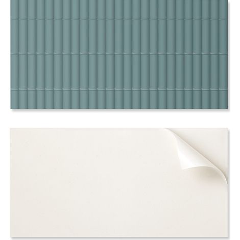 Panel decorativo de vinilo autoadhesivo para pared, 120x60 cm, rayas verticales paralelas.