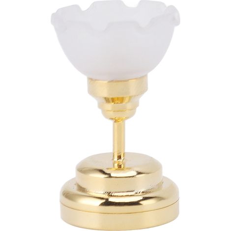 Lampe Suspendue LED en Forme de Fleur pour Maison de Poupée 1:12, Accessoire de Décoration Miniature (1/5)