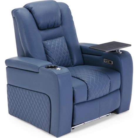 BROADWAY CINEMA CHAIR BLUE WITH TRAY (1/5)