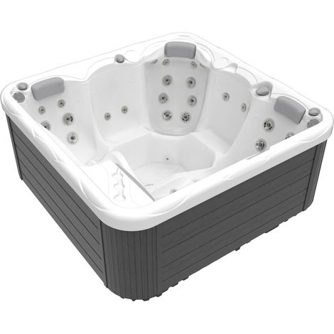 Wellis Pluto Plug&Play Whirlpool Outdoor Außenwhirlpool für 5 Personen inkl. Thermoabdeckung (1/5)