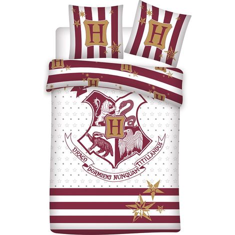 Harry Potter Bettwasche Set 100% Bio-Baumwolle 2x Kissenbezüge