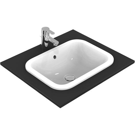CONNECT lavabo incasso rettangolare 420x350x175mm bianco