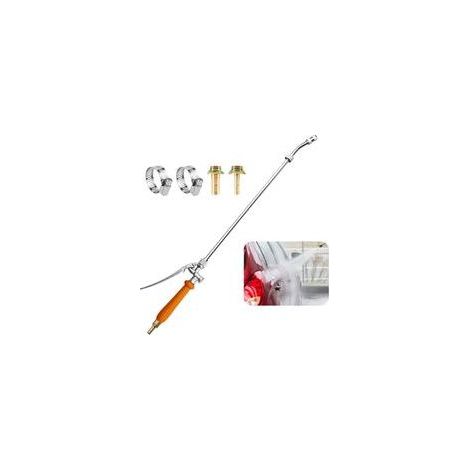 Lance Pulvérisateur Jardin 73cm, Tige Universelle en Acier Inoxydable, Idéale pour Nettoyage et Jardinage (1/5)