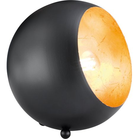 Lampada tavolo da Interno E14 in Metallo Nero Opaco