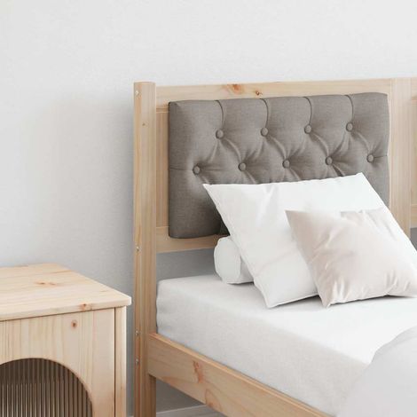 Tête de lit Autre Marron et taupe 140 cm Bois massif en pin vidaXL (1/5)