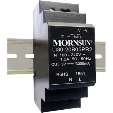 Alimentation industrielle sur rail din - sortie unique - 30 w - 24 v - 15 a