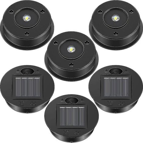 Pièces de rechange pour lampe solaire : partie supérieure de lanterne de 7 cm, panneau solaire LED, réflecteur. (1/5)