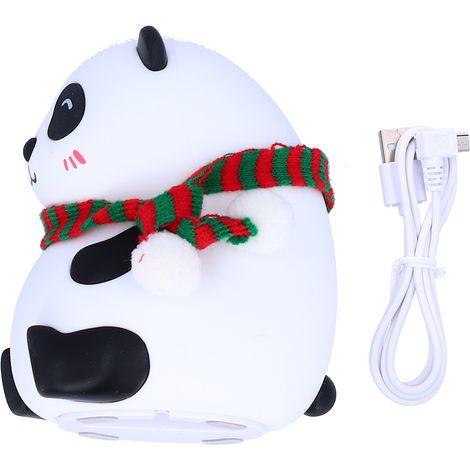 Mehrfarbiges LED-Nachtlicht aus Silikon, USB-aufladbar, Tiermotiv, dekorative Nachtlampe, Geschenkidee (1/5)
