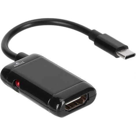 Adaptateur USB Type-C vers HDMI compatible avec les téléviseurs HD, les câbles TV et les téléphones Android (convertisseur 1080p) (1/5)
