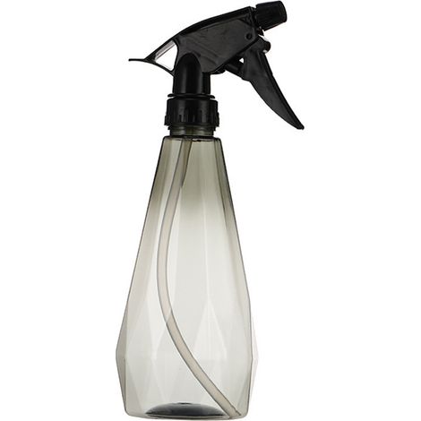 500-ml-Sprühflasche aus Kunststoff mit Doppelstrahlfunktion, grau, ideal für Gartenarbeit und die Pflege von Zimmerpflanzen. (1/5)