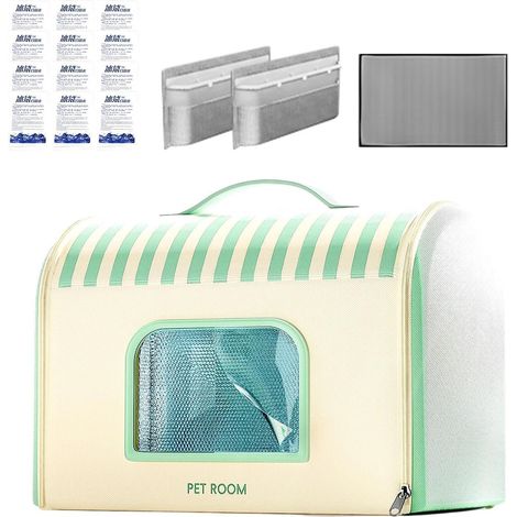 Caseta de hielo para perros: nido frío y acogedor, impermeable y portátil. (1/5)