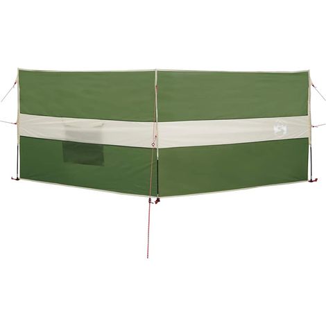 Brise-vent de camping vert 344x120 cm imperméable