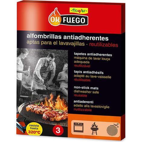 Antihaft-Grillmatte, 3 Stück