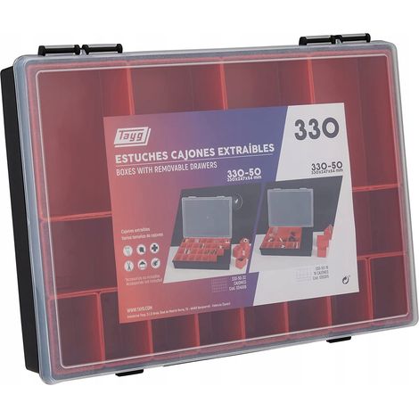 Scatola portaoggetti tayg 330/50/16 16 scomparti impilabile (1/3)
