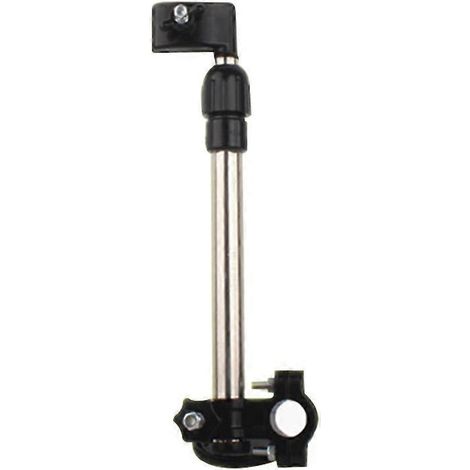 Support de parasol extensible et réglable pour vélo, poussette électrique et fauteuil roulant.