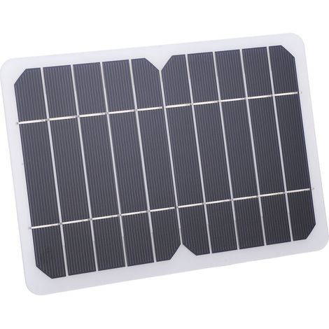 Panneau solaire chargeur 5W 5V à haut rendement, faible luminosité, effet écologique, protection environnementale, chargeur solaire haute performance (1/5)