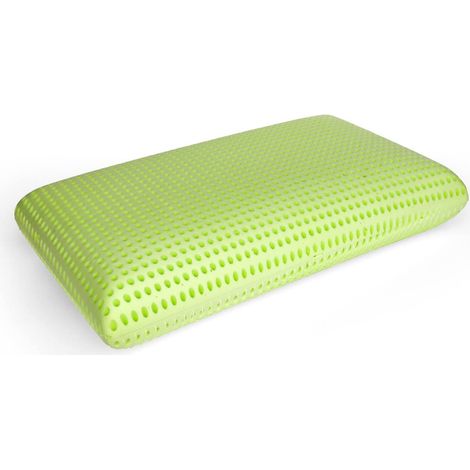 Talamo Italia Cuscino per letto, 100% Made in Italy, Guanciale sfoderabile a "saponetta" in Memory Foam, Anallergico e Traspirante, 70x40xh16 cm, con imballo rinforzato (1/4)