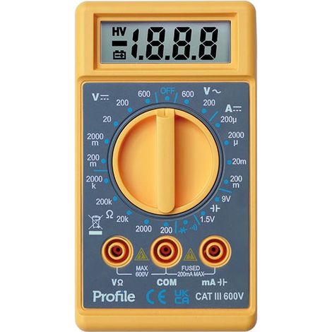 Digitaler Start-Multimeter Cat3 500V – Profil