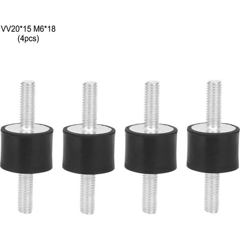 4pcs M6 Rubber Mounts Male Anti Vibration Silentblock Car Boat Bobbins (VV2015 M618) (1/5)
