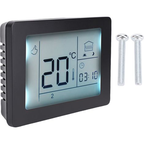 Eosnow Intelligentes Thermostat, klares digitales Display, Telefon-App-Steuerung, WLAN-Temperaturregler für das Heimbüro