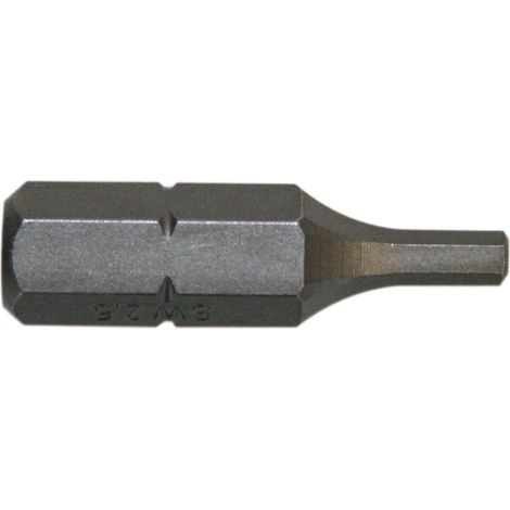 P-21375 Punta, Esagono 3,0, 25 mm, 10 pz