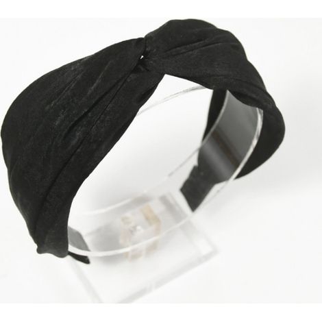 Fascia per capelli con nodo semplice, decorazione per capelli alla moda ed elegante 3