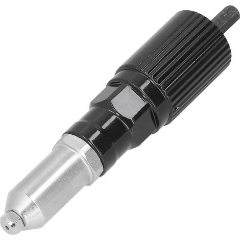 Pince à riveter électrique adaptateur mandrin hexagonal noir pour perceuse sans fil rivetage portes accessoires (1/5)