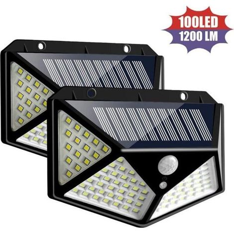 Lampe Solaire - Non spécifié - 138 LED - Détecteur de mouvement - Étanche - Super lumineux (1/4)