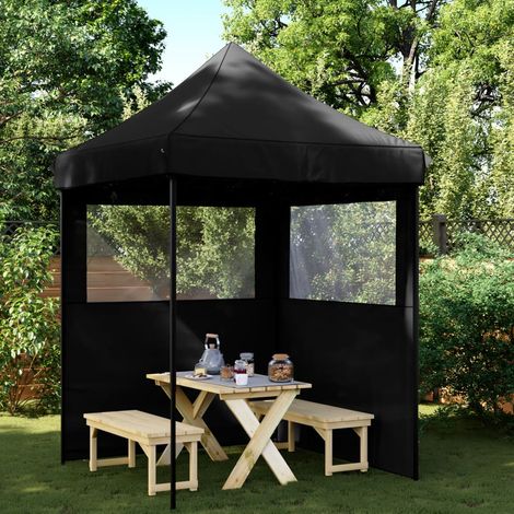 Party Tent Black Oxford Fabric vidaXL