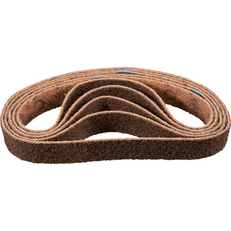 PFERD TOOLS Vlies Schleifband VB 40x820 mm A100 G für Feinschliff und Finish mit Rohrbandschleifer 5 Stk