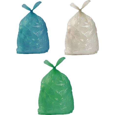 Bidone per rifiuti 120 LT pattumiera raccolta differenziata contenitore hotel condominio ristoranti certificato UNI EN 840 - colorigenerali: SET 3 KG SACCHETTI COLORI ASSORTITI