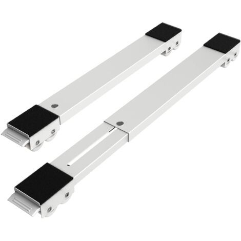 Roulettes extensibles pour lave-linge et réfrigérateur, robustes, roulettes de support pour lave-linge et réfrigérateur, pour le déménagement, lave-linge et sèche-linge, base mobile (1/5)