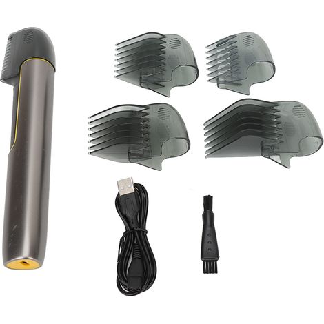 Tondeuse Multifonction Homme Poils Visage Corps, Coupe-Barbe Électrique Rétractable, Prise en Main Confortable, Rasoir de Précision Rechargeable (1/5)